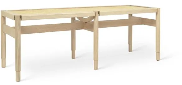 Mater Winston Bænk Mat Lakeret Eg